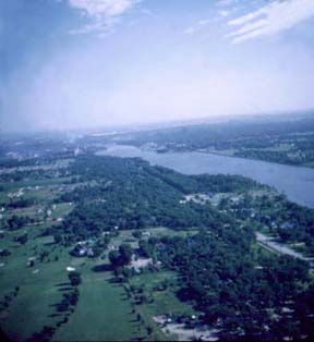 arial photo of Rock River